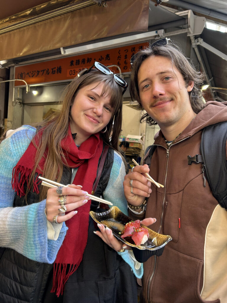Tsukiji Fish Market is full of the treasure, variety of Japanese cuisine