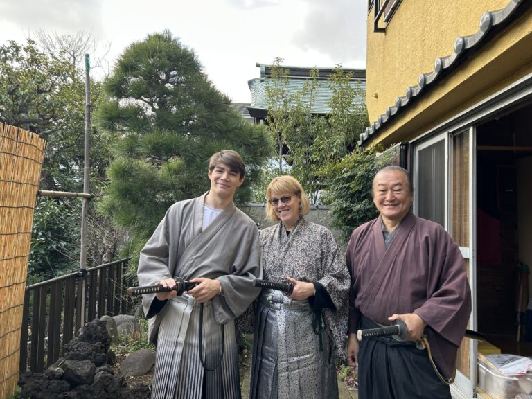 Private Samurai tour at Nakameguro